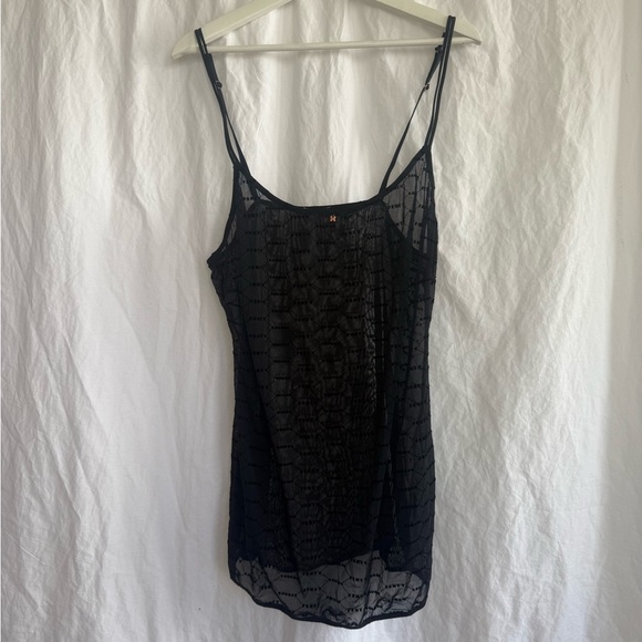 Savage X Fenty sheer black lingerie dress Size Large - Picture 8 of 14